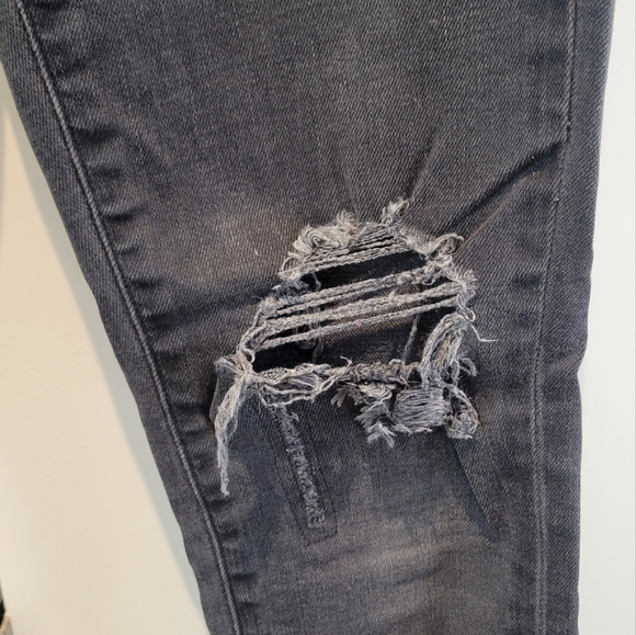 Frame Denim Le Skinny de Jeanne Black Size 26 - Picture 3 of 4